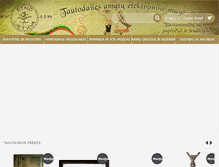 Tablet Screenshot of etnolietuva.com